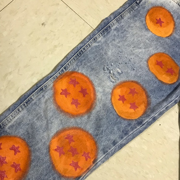 Dragon ball inspired mom jeans - Picture 3 of 4
